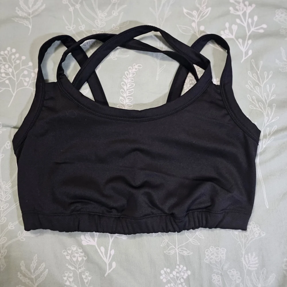 KIAVA Black Sports Bras Supportive Intimates - Picture 5 of 10